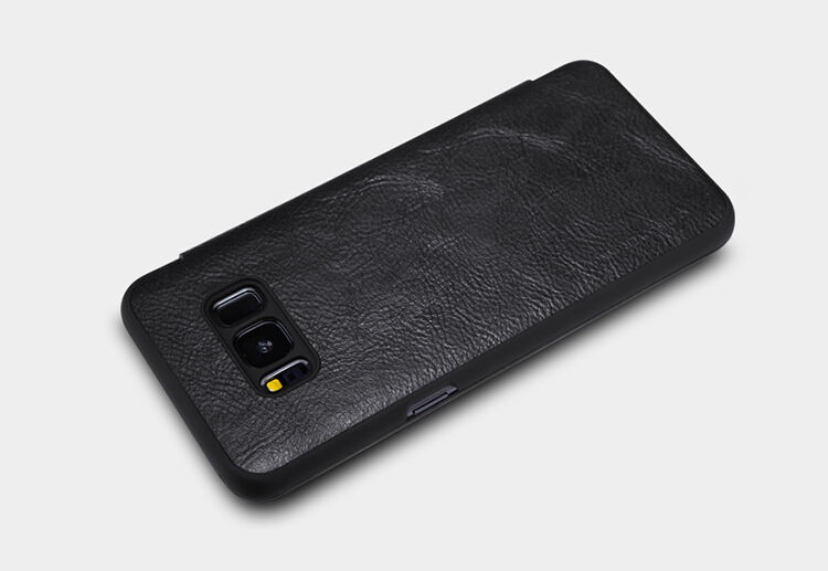 Nillkin Qin Kožené flipové pouzdro pro Samsung Galaxy S8 Plus - černé