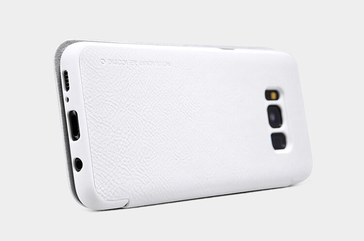 Nillkin Qin Kožené flipové pouzdro pro Samsung Galaxy S8 - hnědé