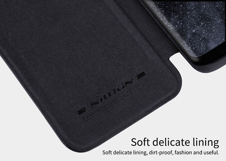 Nillkin Qin Kožené flipové pouzdro pro Samsung Galaxy S8 - červené