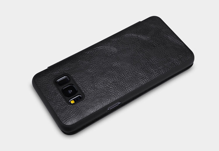 Nillkin Qin Kožené flipové pouzdro pro Samsung Galaxy S8 - černé