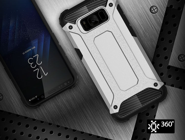 Super odolný kryt Armor pro Samsung Galaxy S8 Plus - tmavěmodrý
