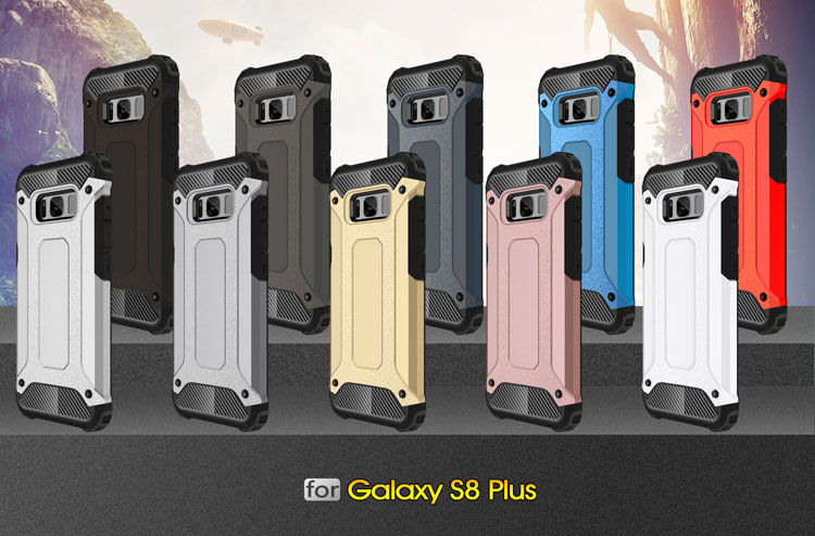 Super odolný kryt Armor pro Samsung Galaxy S8 Plus - tmavěmodrý