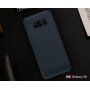 Plastový kryt s broušenou texturou pro Samsung Galaxy S8 - tmavěmodrý