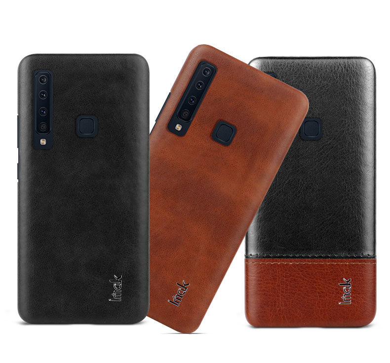 Imak Ruiyi kožený kryt pro Samsung Galaxy A9 (2018) - černý