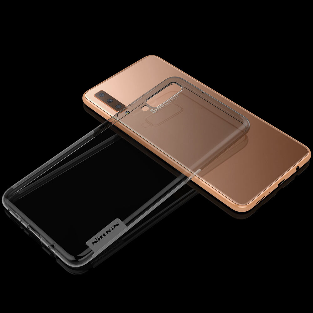 Nillkin Nature plastový kryt pro Samsung Galaxy A7 (2018) - šedý