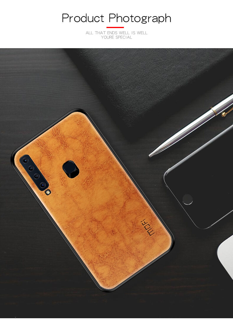 Mofi Kožený kryt pro Samsung Galaxy A9 (2018) - hnědý
