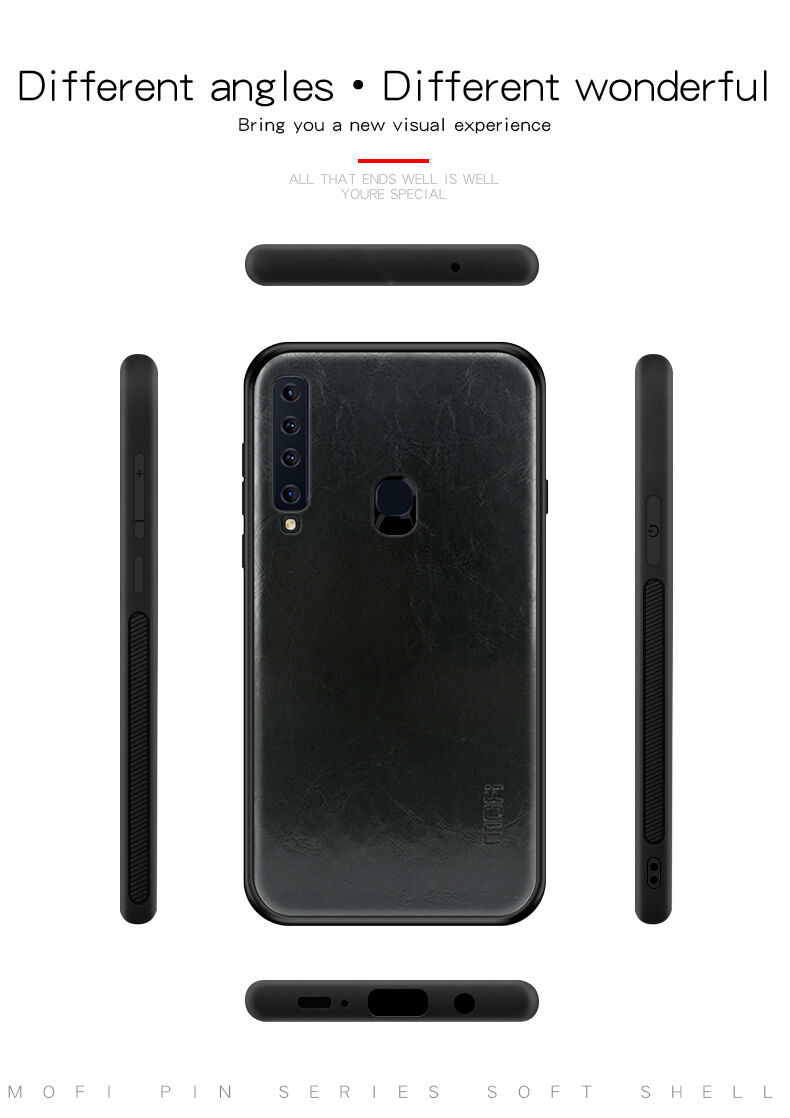 Mofi Kožený kryt pro Samsung Galaxy A9 (2018) - hnědý