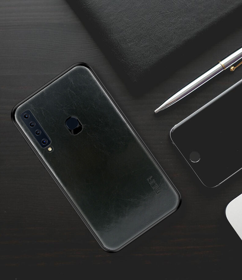 Mofi Kožený kryt pro Samsung Galaxy A9 (2018) - červený