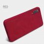 Nillkin Qin Kožené flipové pouzdro pro Samsung Galaxy A7 (2018) - červené