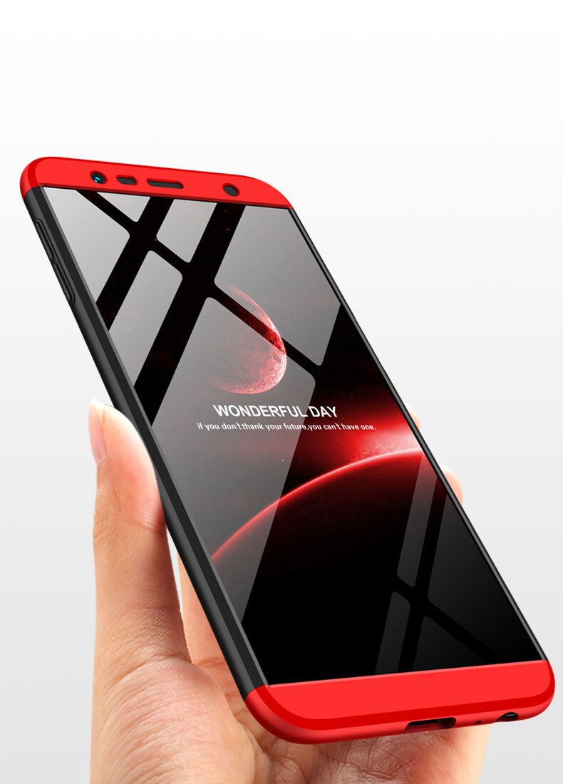 Gkk Odolný kryt pro Samsung Galaxy J4 Plus - zlatočerný