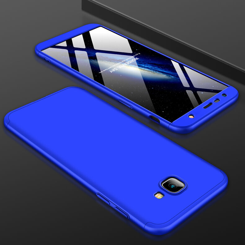 Gkk Odolný kryt pro Samsung Galaxy J4 Plus - stříbrnočerný