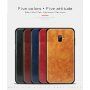 Mofi Kožený kryt pro Samsung Galaxy J6 Plus - černý