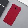 Nillkin Qin Kožené flipové pouzdro pro Samsung Galaxy J4 Plus - hnědé