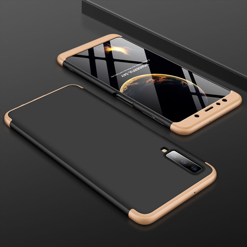 Gkk Odolný kryt pro Samsung Galaxy A7 (2018) - modročerný