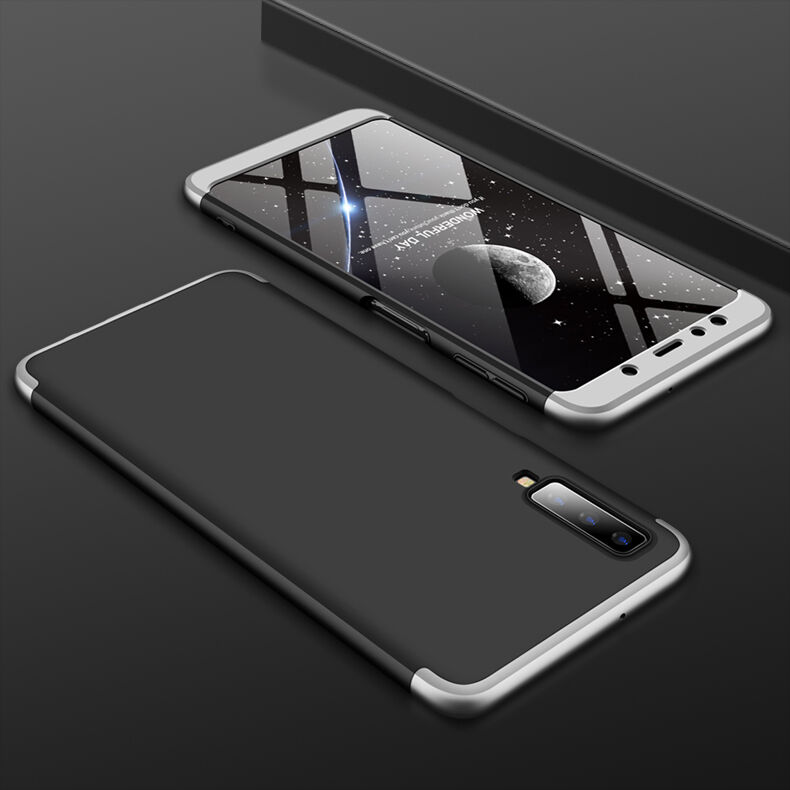 Gkk Odolný kryt pro Samsung Galaxy A7 (2018) - zlatočerný