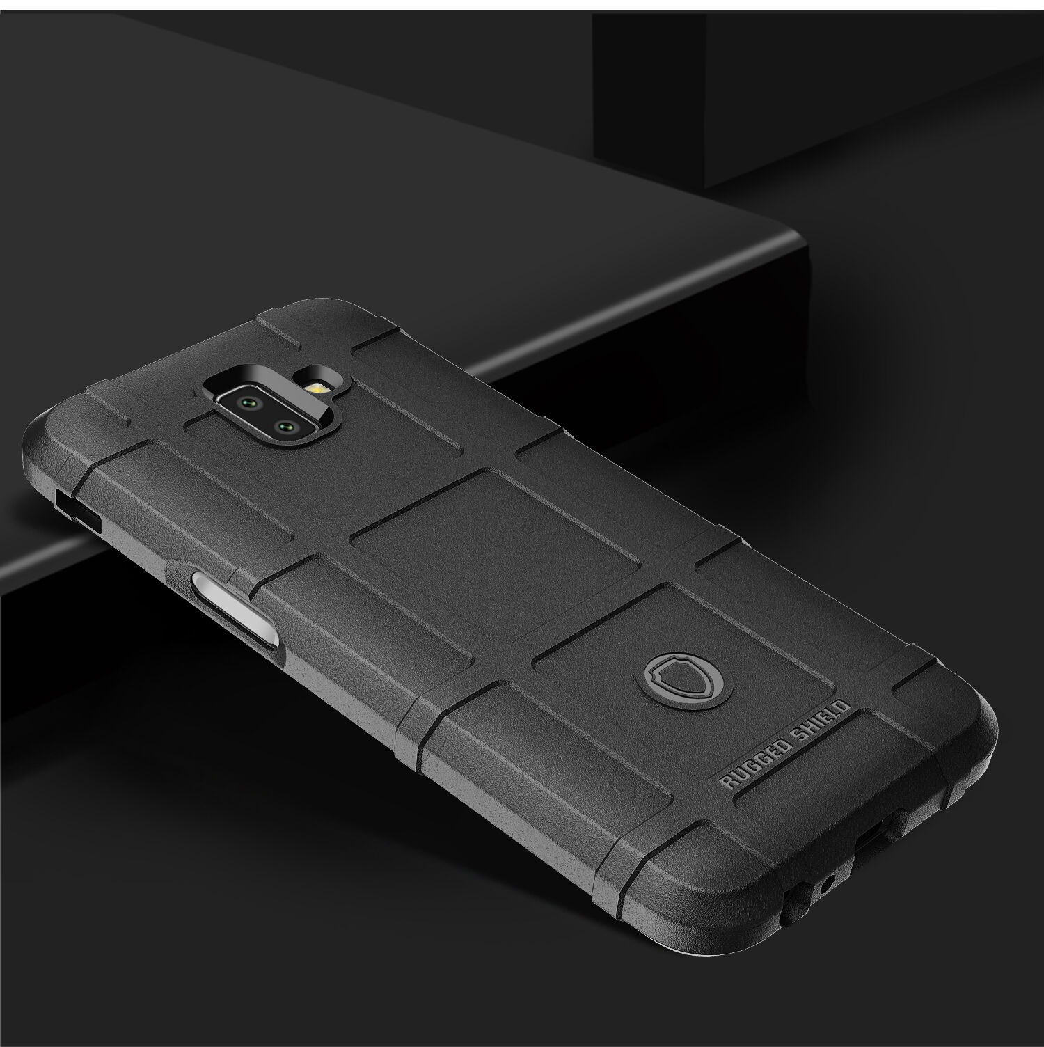 Nárazuvzdorný plastový kryt pro Samsung Galaxy J6 Plus - zelený