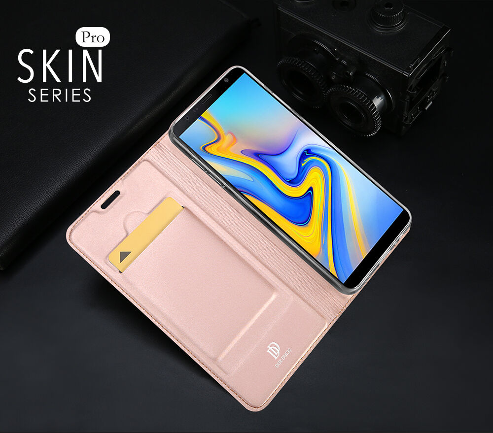 Dux Ducis Skin Pro flipové pouzdro pro Samsung Galaxy J6 Plus - tmavěmodré