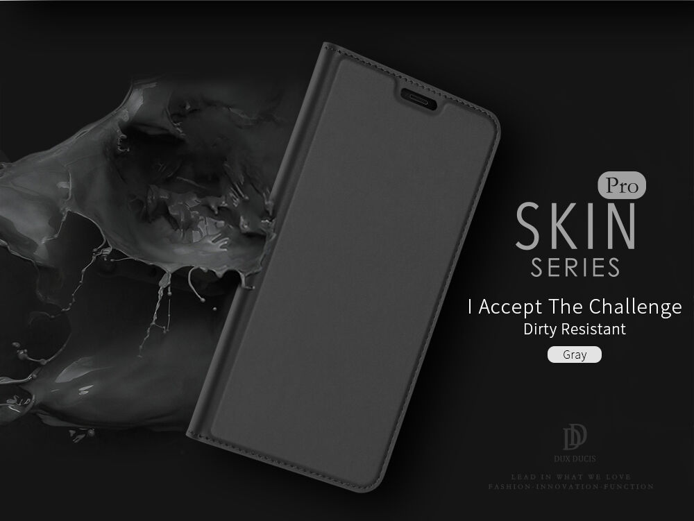 Dux Ducis Skin Pro flipové pouzdro pro Samsung Galaxy J6 Plus - šedé