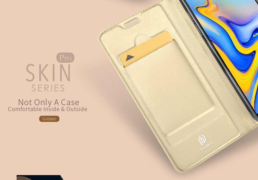 Dux Ducis Skin Pro flipové pouzdro pro Samsung Galaxy J6 Plus - šedé