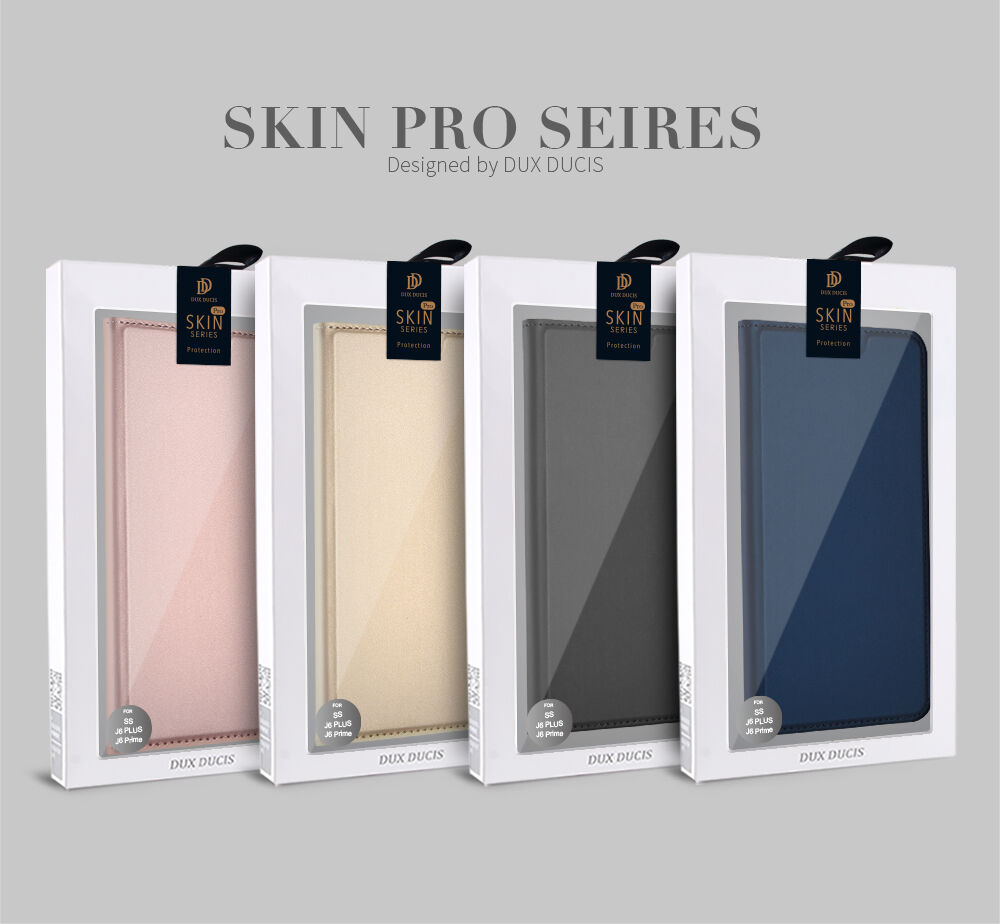 Dux Ducis Skin Pro flipové pouzdro pro Samsung Galaxy J6 Plus - šedé
