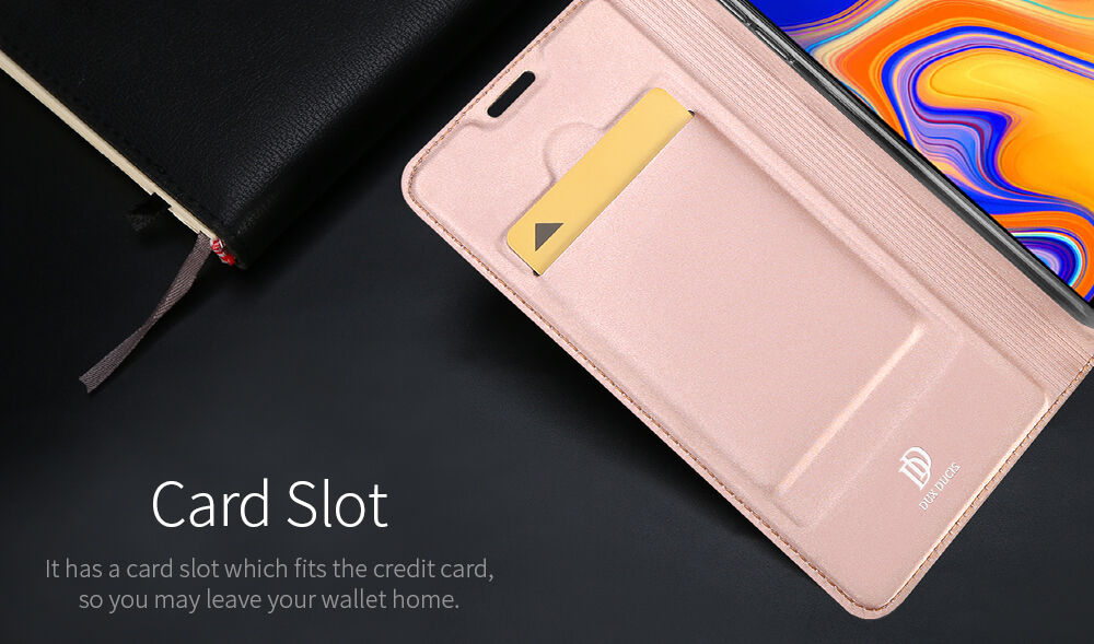 Dux Ducis Skin Pro flipové pouzdro pro Samsung Galaxy J4 Plus - šedé