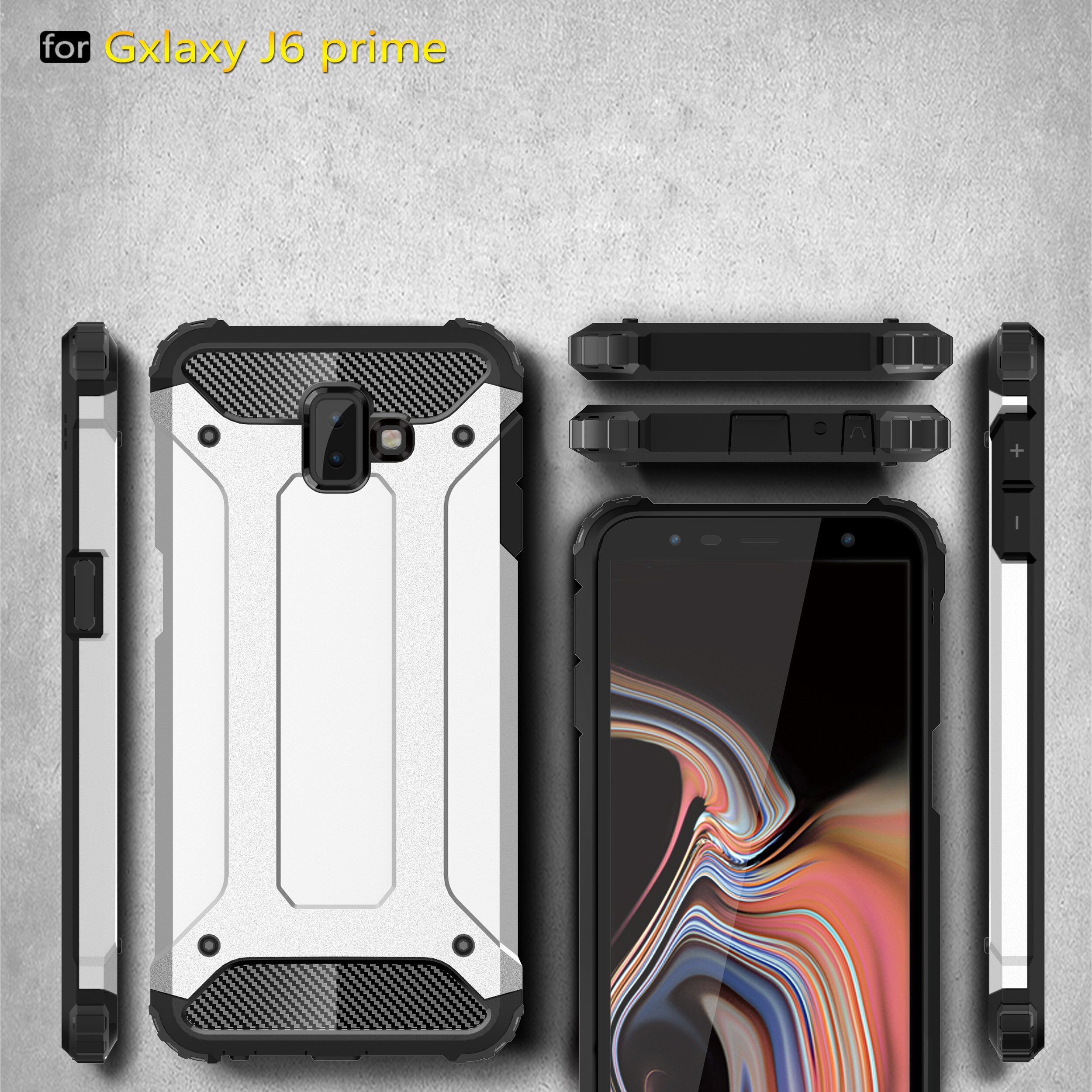Super odolný kryt Armor pro Samsung Galaxy J6 Plus - zlatý