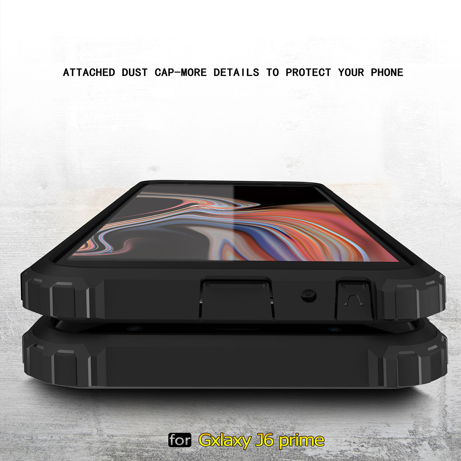 Super odolný kryt Armor pro Samsung Galaxy J6 Plus - zlatý