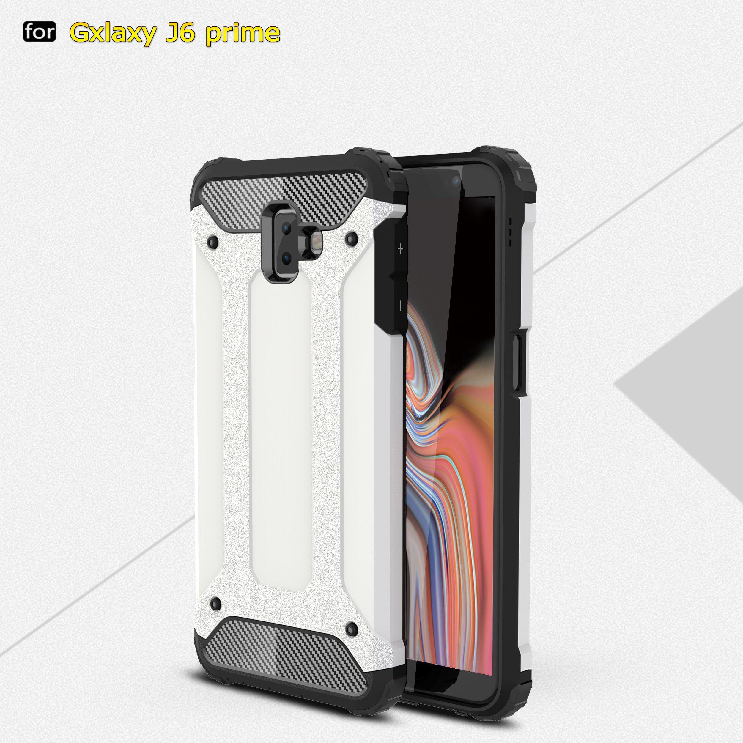 Super odolný kryt Armor pro Samsung Galaxy J6 Plus - zlatý