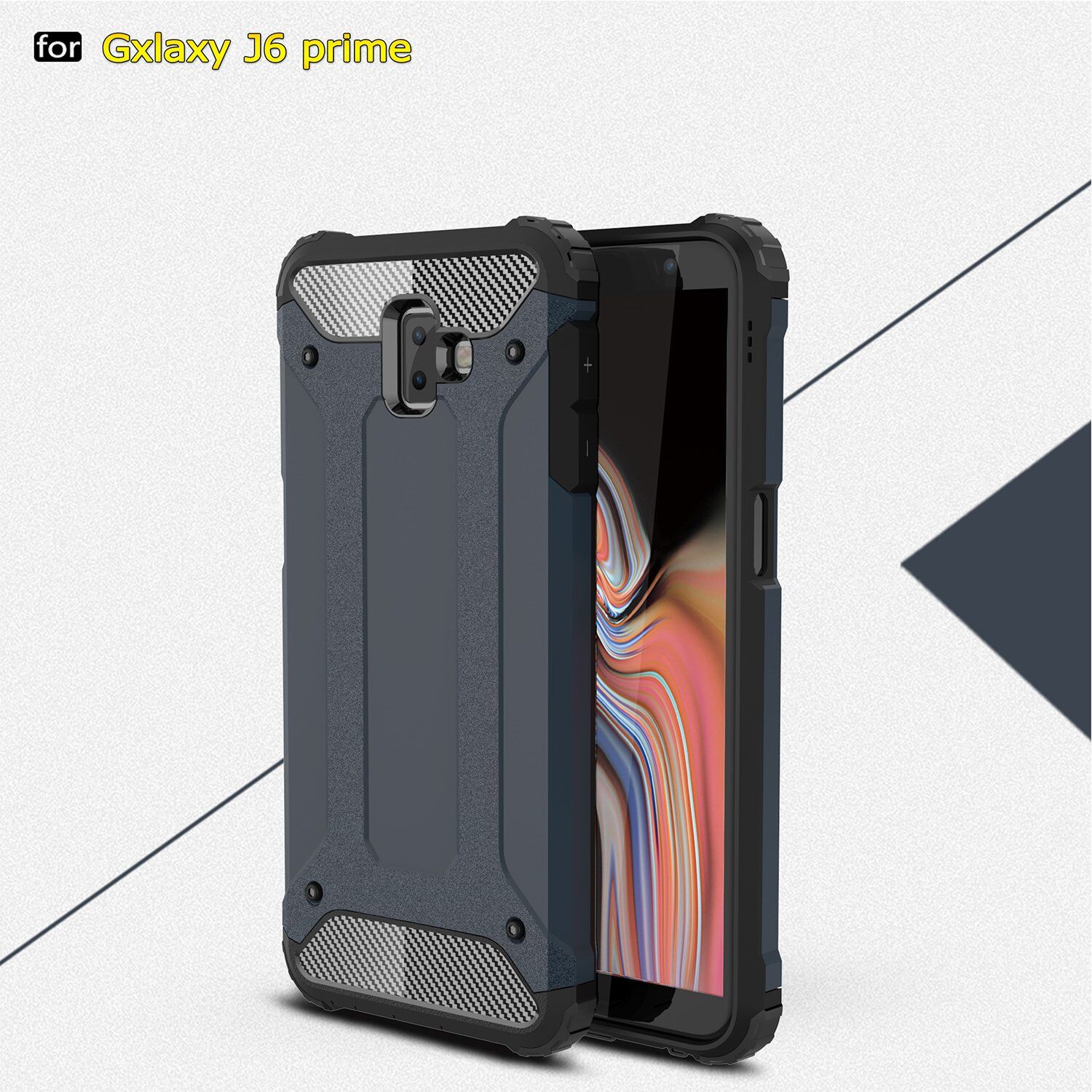 Super odolný kryt Armor pro Samsung Galaxy J6 Plus - zlatý