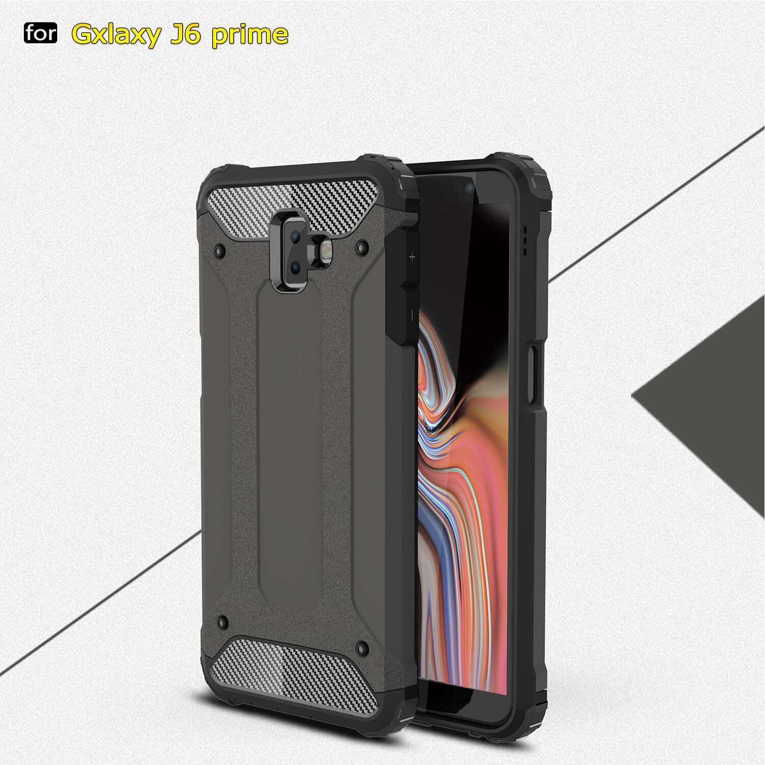 Super odolný kryt Armor pro Samsung Galaxy J6 Plus - zlatý
