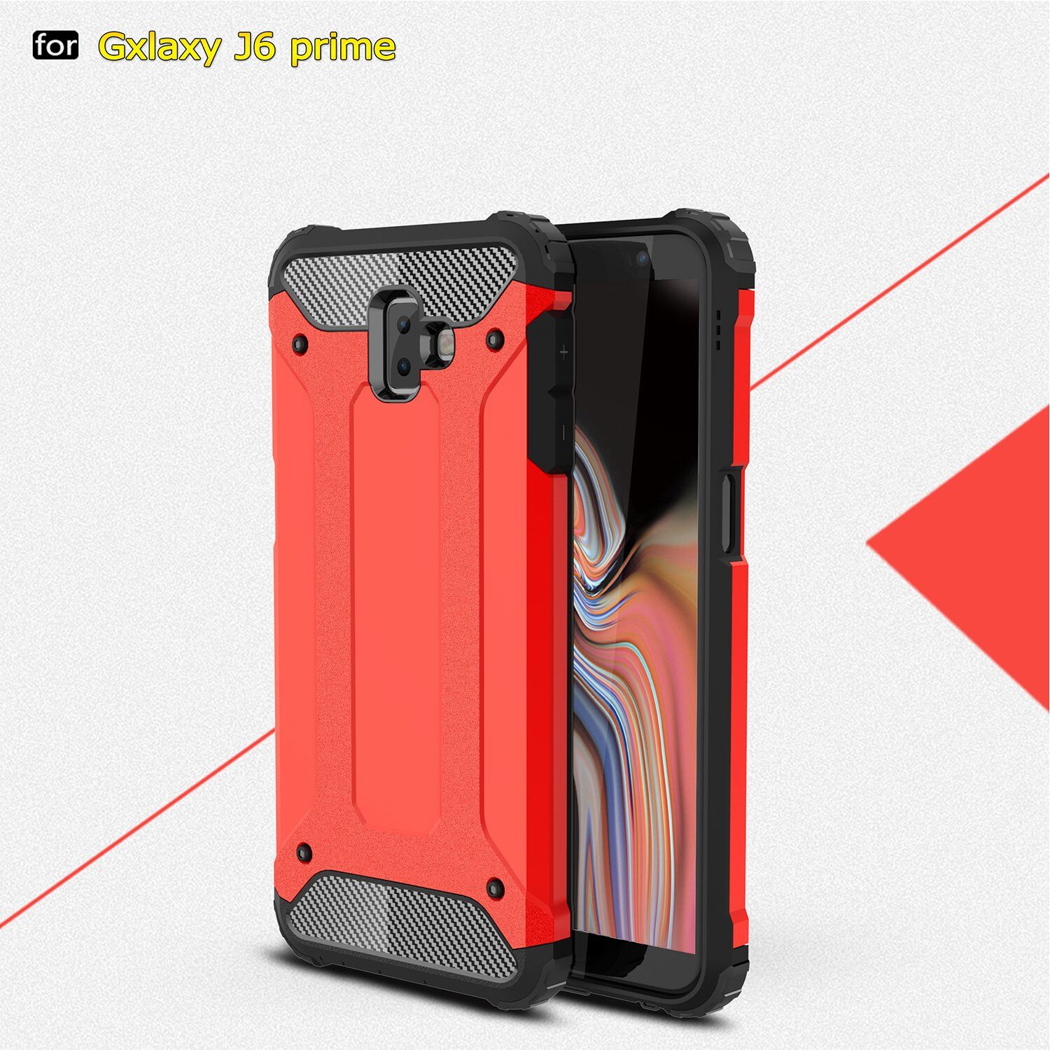 Super odolný kryt Armor pro Samsung Galaxy J6 Plus - zlatý