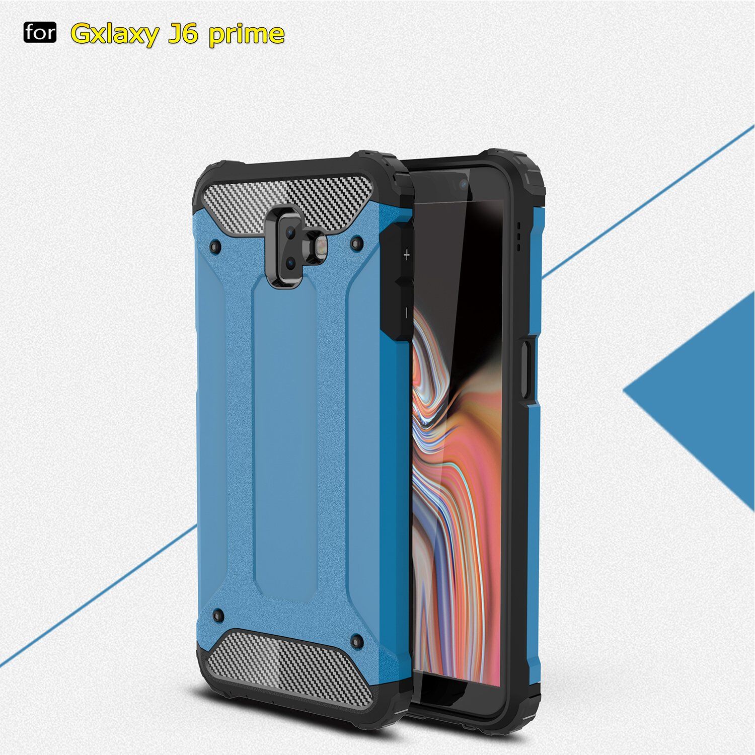 Super odolný kryt Armor pro Samsung Galaxy J6 Plus - zlatý