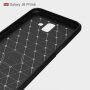 Plastový kryt s broušenou texturou pro Samsung Galaxy J6 Plus - černý
