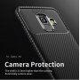 Ipaky plastový kryt s texturou karbonu pro Samsung Galaxy A6 (2018) - tmavěmodrý