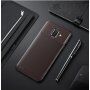 Ipaky plastový kryt s texturou karbonu pro Samsung Galaxy A6 (2018) - tmavěmodrý