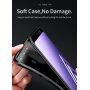 Ipaky plastový kryt s texturou karbonu pro Samsung Galaxy A6 Plus (2018) - hnědý