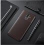 Ipaky plastový kryt s texturou karbonu pro Samsung Galaxy A6 Plus (2018) - hnědý