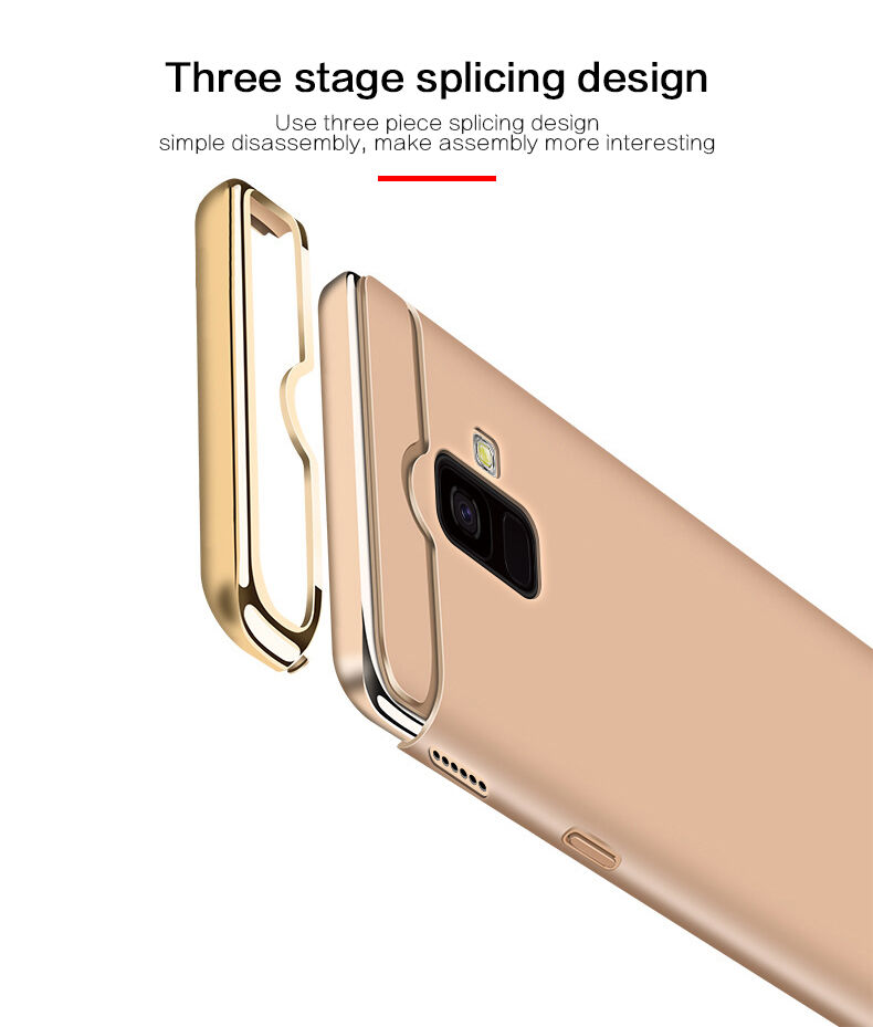 Mofi Guard plastový kryt pro Samsung Galaxy A6 (2018) - růžovozlatý