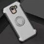 Odolný kryt s držákem pro Samsung Galaxy J6 (2018) - červený