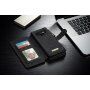 Caseme 2v1 peněženkové pouzdro pro Samsung Galaxy Note 9 - hnědé