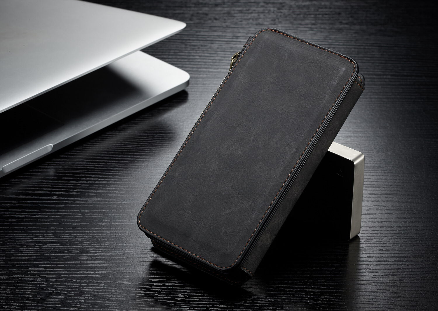 Caseme 2v1 peněženkové pouzdro pro Samsung Galaxy Note 9 - červené