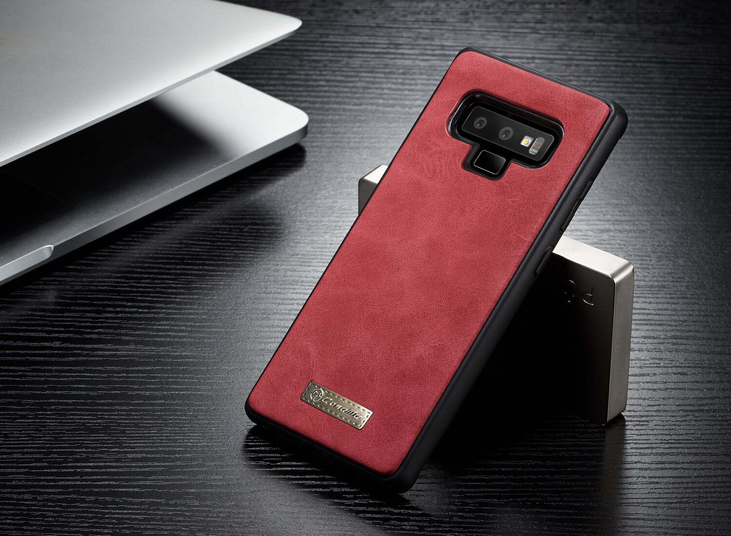 Caseme 2v1 peněženkové pouzdro pro Samsung Galaxy Note 9 - červené