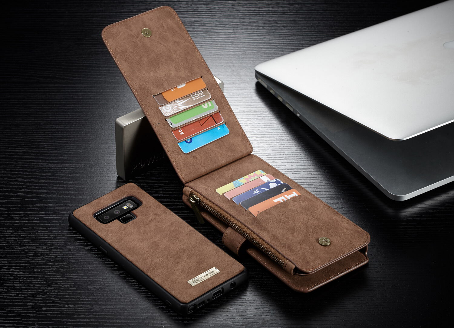 Caseme 2v1 peněženkové pouzdro pro Samsung Galaxy Note 9 - červené