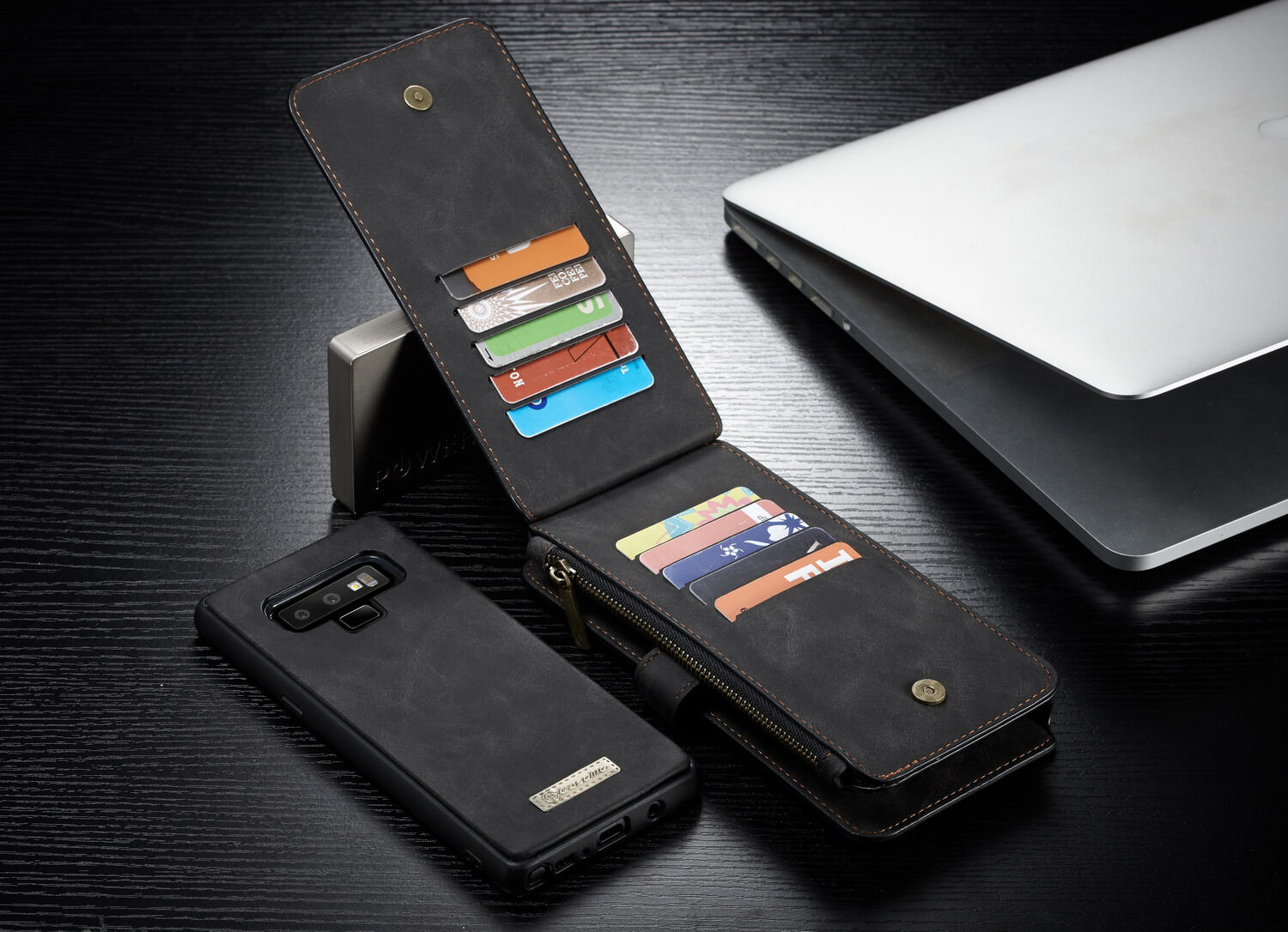 Caseme 2v1 peněženkové pouzdro pro Samsung Galaxy Note 9 - červené