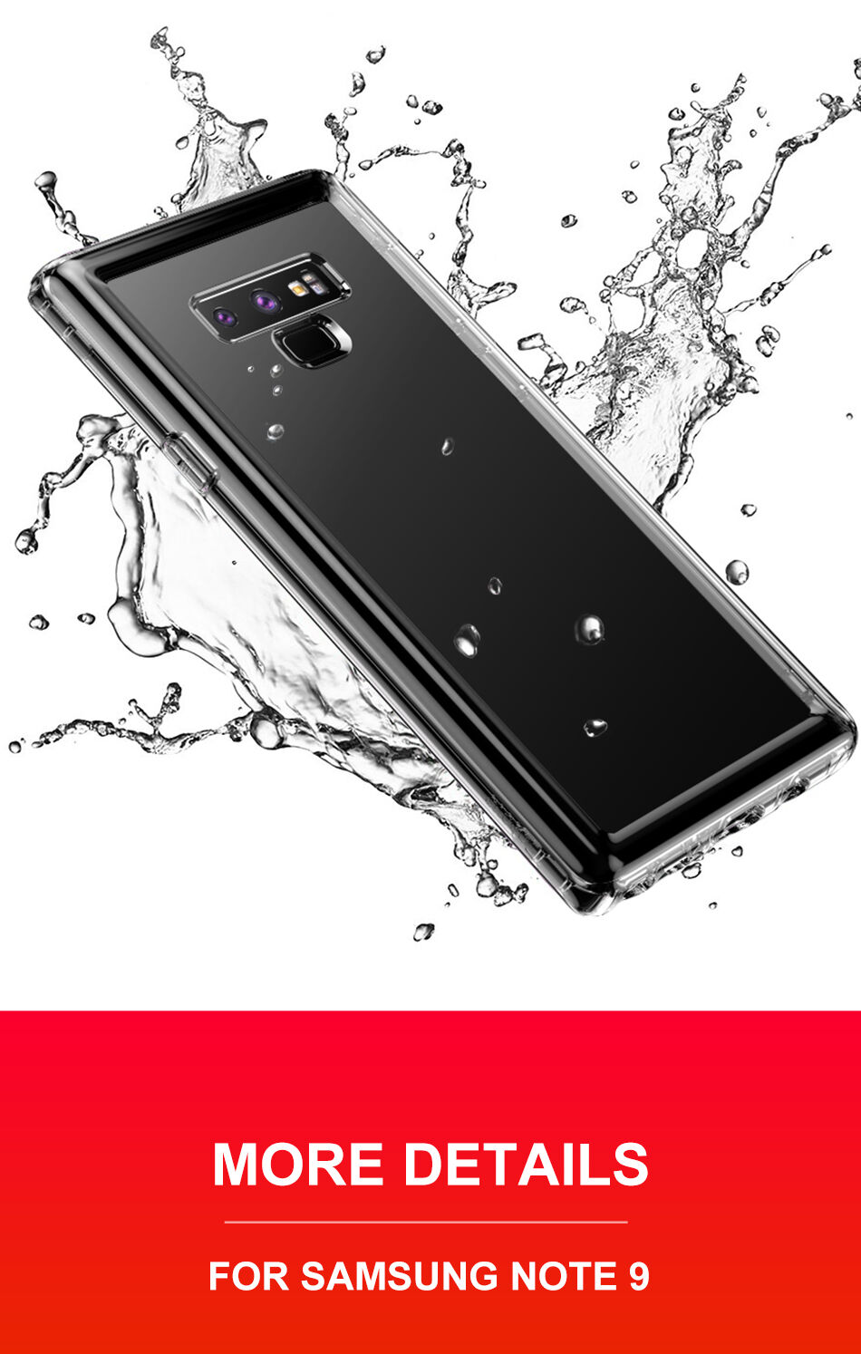 Baseus Safety plastový kryt pro Samsung Galaxy Note 9 - transparentní