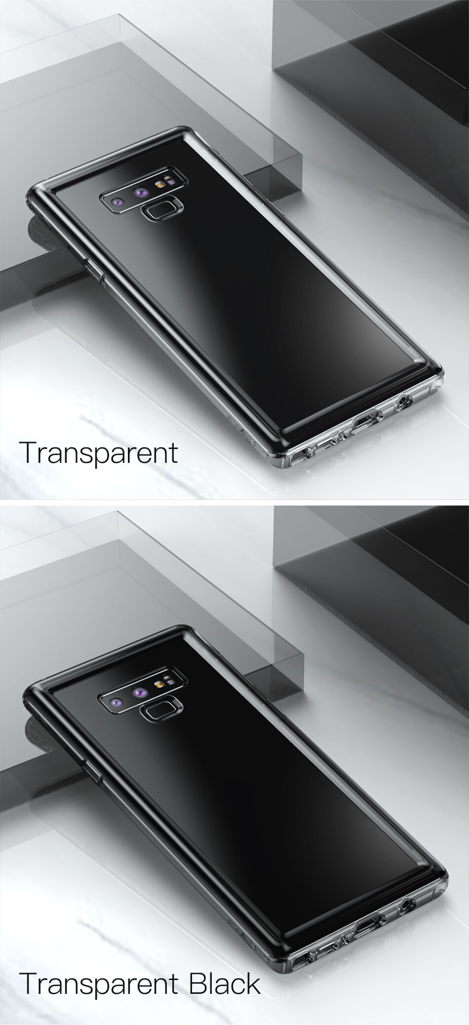 Baseus Safety plastový kryt pro Samsung Galaxy Note 9 - transparentní