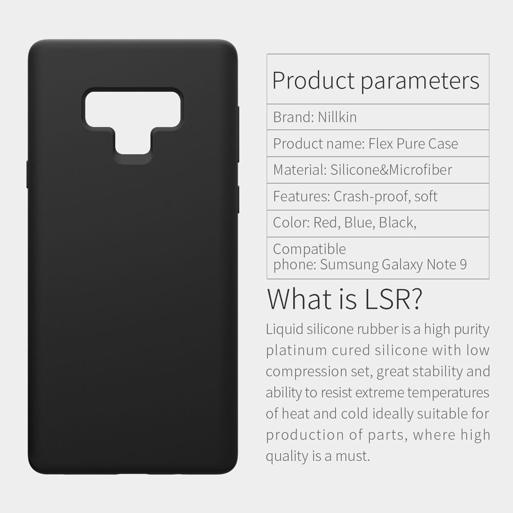 Nillkin Plastový kryt Liquid pro Samsung Galaxy Note 9 - černý