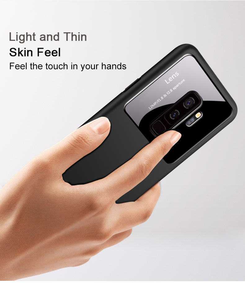 Imak Jazz Lens Plastový kryt pro Samsung Galaxy S9 Plus - červený