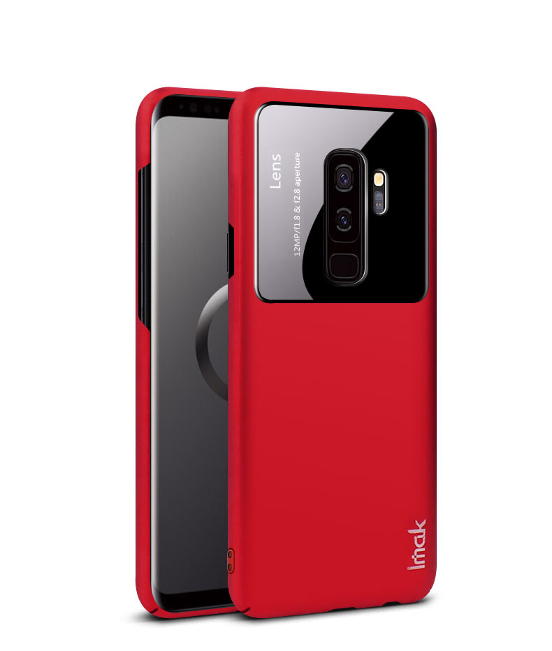 Imak Jazz Lens Plastový kryt pro Samsung Galaxy S9 Plus - červený
