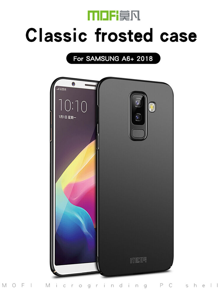 Mofi Plastový kryt pro Samsung Galaxy A6 Plus (2018) - černý
